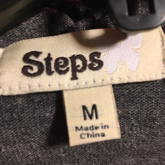 Womens Gray Ruffled Cardigan - Picture 7 of 7